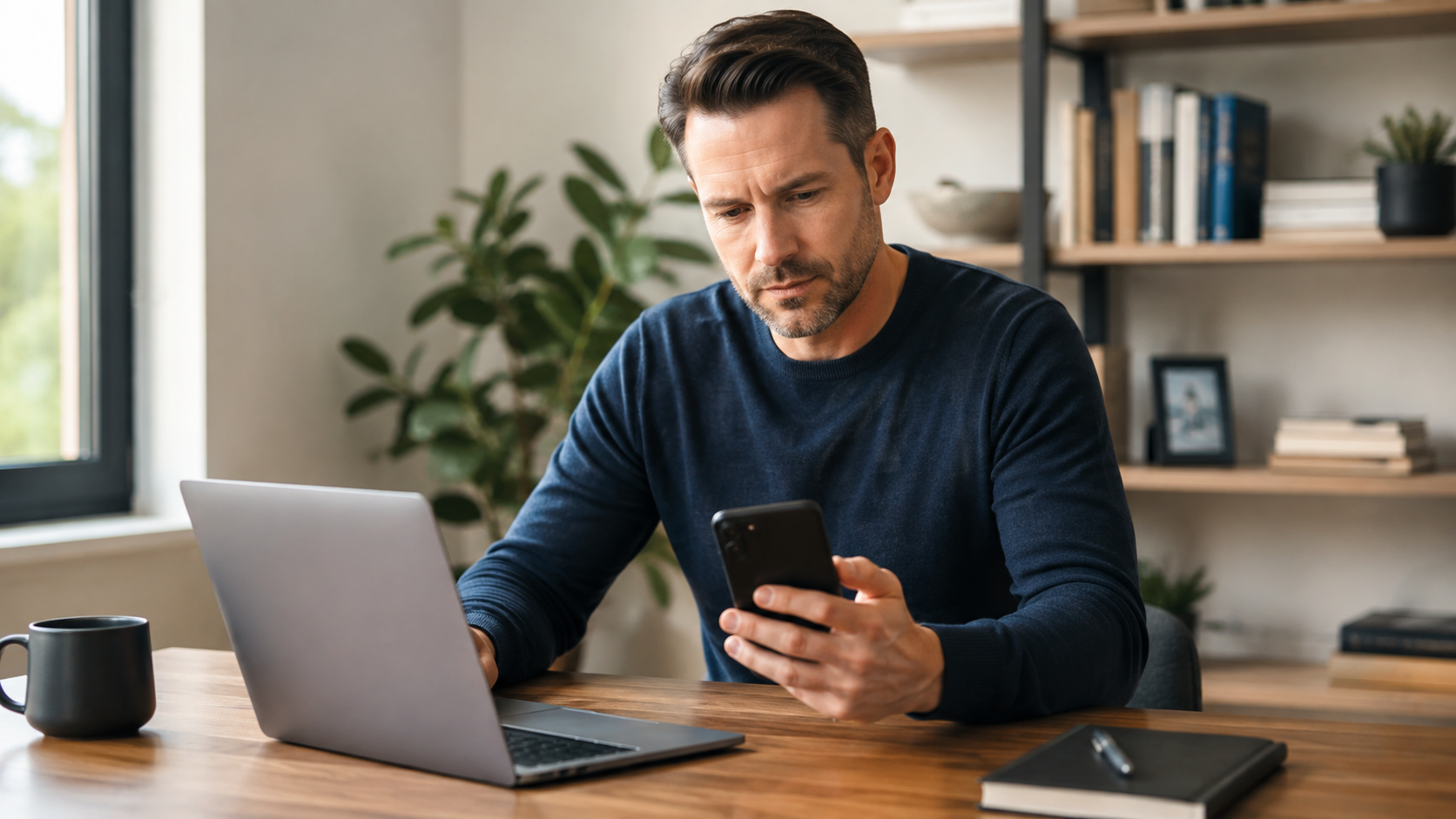 Person beginning to recover a compromised email account